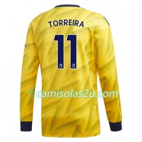 Camisolas de Futebol Arsenal Lucas Torreira 11 Equipamento Alternativa 2019/20 Manga Comprida